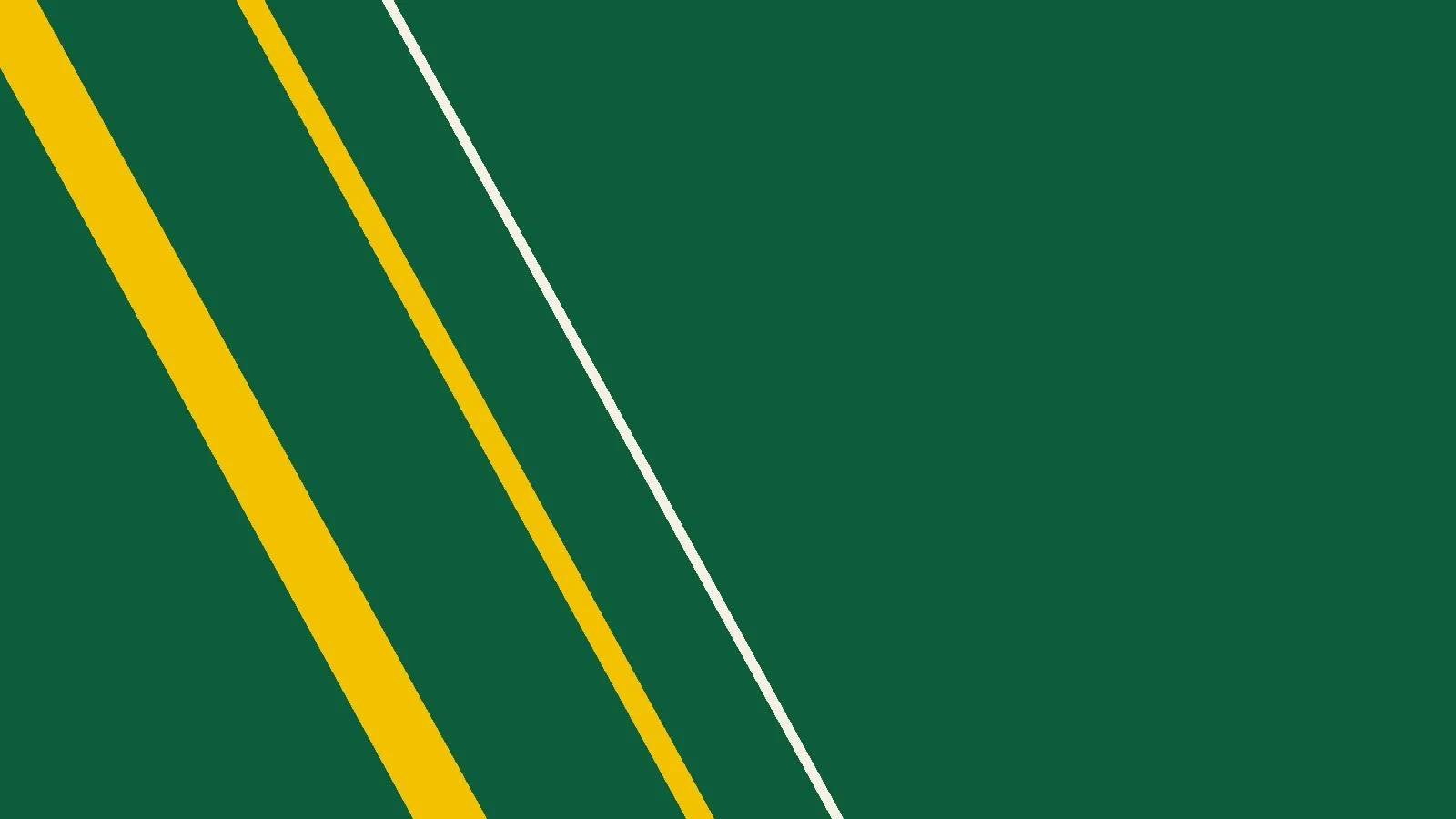 Ilustração abstrata em verde e amarelo, com faixas diagonais que lembram uma tubulação.